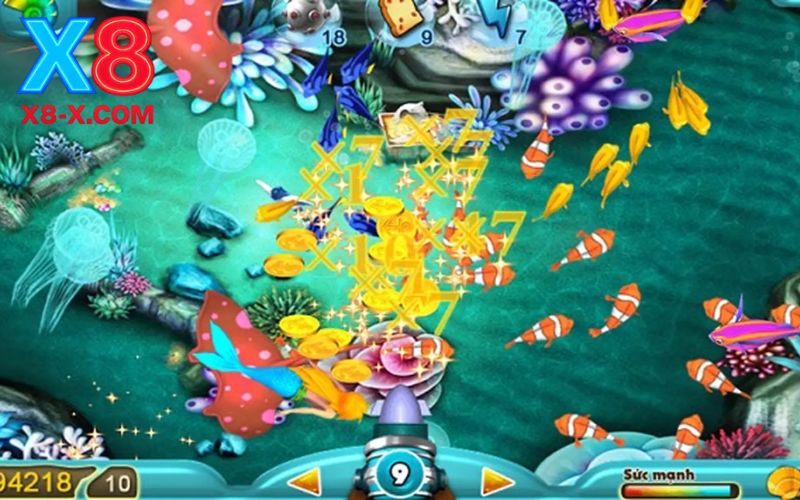 Sảnh bắn cá X8 hấp dẫn nhất 2025