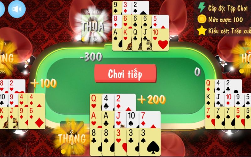 Khác biệt của Mậu Binh so với game khác