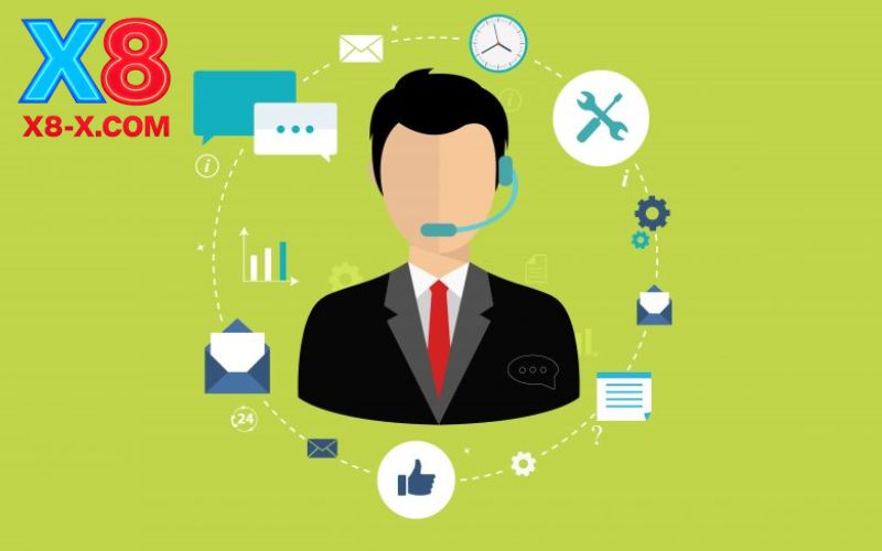 Đội ngũ chăm sóc khách hàng X8 luôn tận tâm hỗ trợ bạn