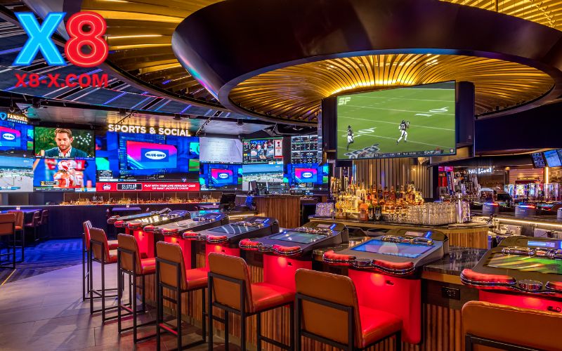 Trò chơi live casino tại X8