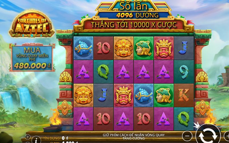 Tính năng game Kho Báu Aztec