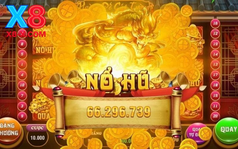 Slot nổ hũ X8 hấp dẫn nhất 2025