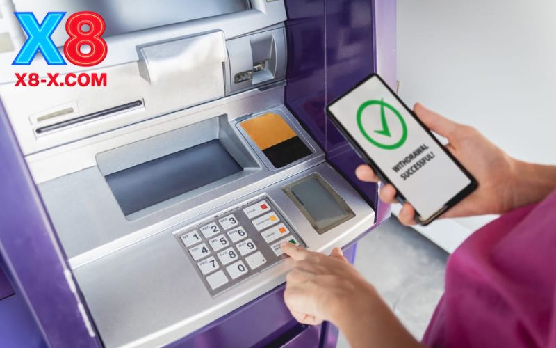 Hướng dẫn rút tiền nhanh tại X8